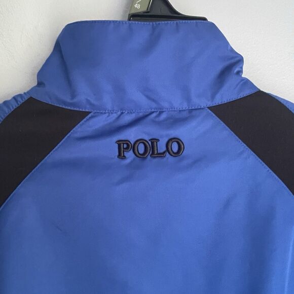 Ralph Lauren Polo Golf Jacket Men’s Size Medium Blue Full Zip Long Sleeve - Picture 1 of 16
